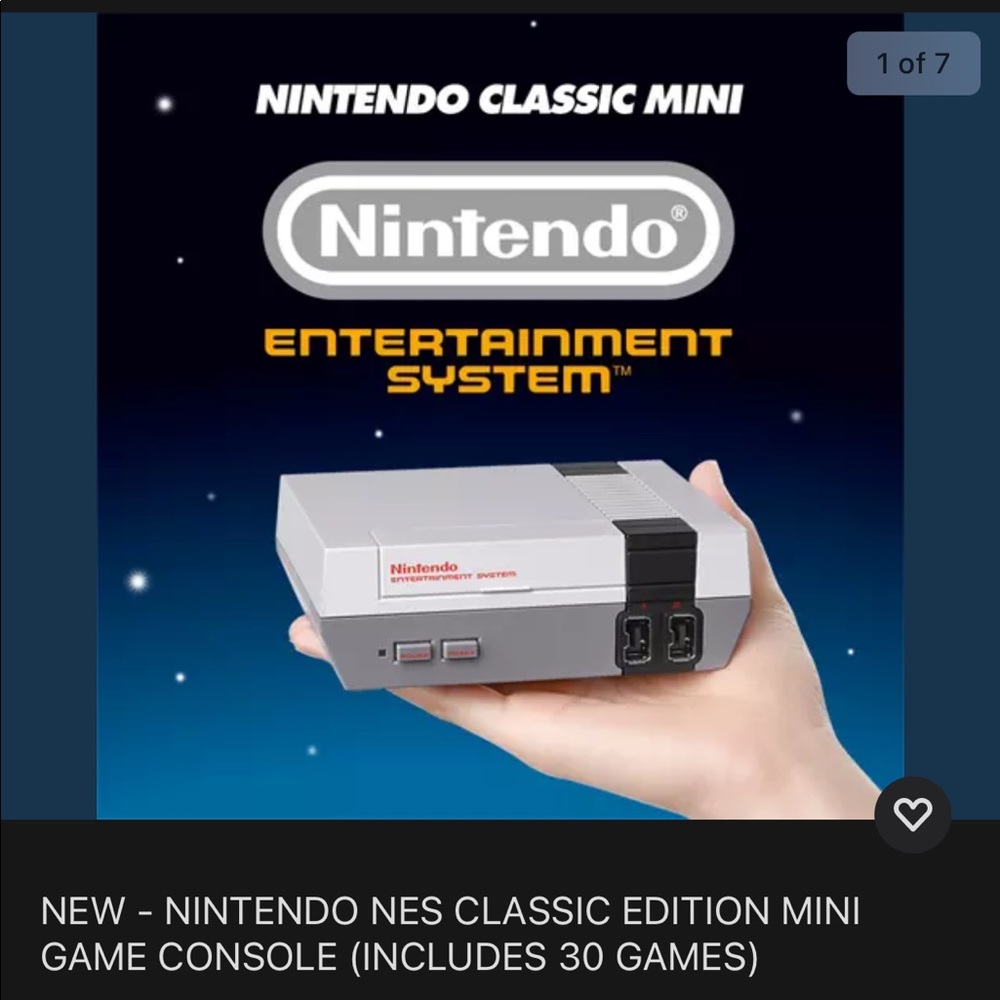 NINTENDO NES CLASSIC EDITION MINI GAME CONSOLE